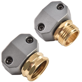 Sanpaint brass female coupling for 5/8- to 3/4-inch hoses enables quick, leak-free repairs