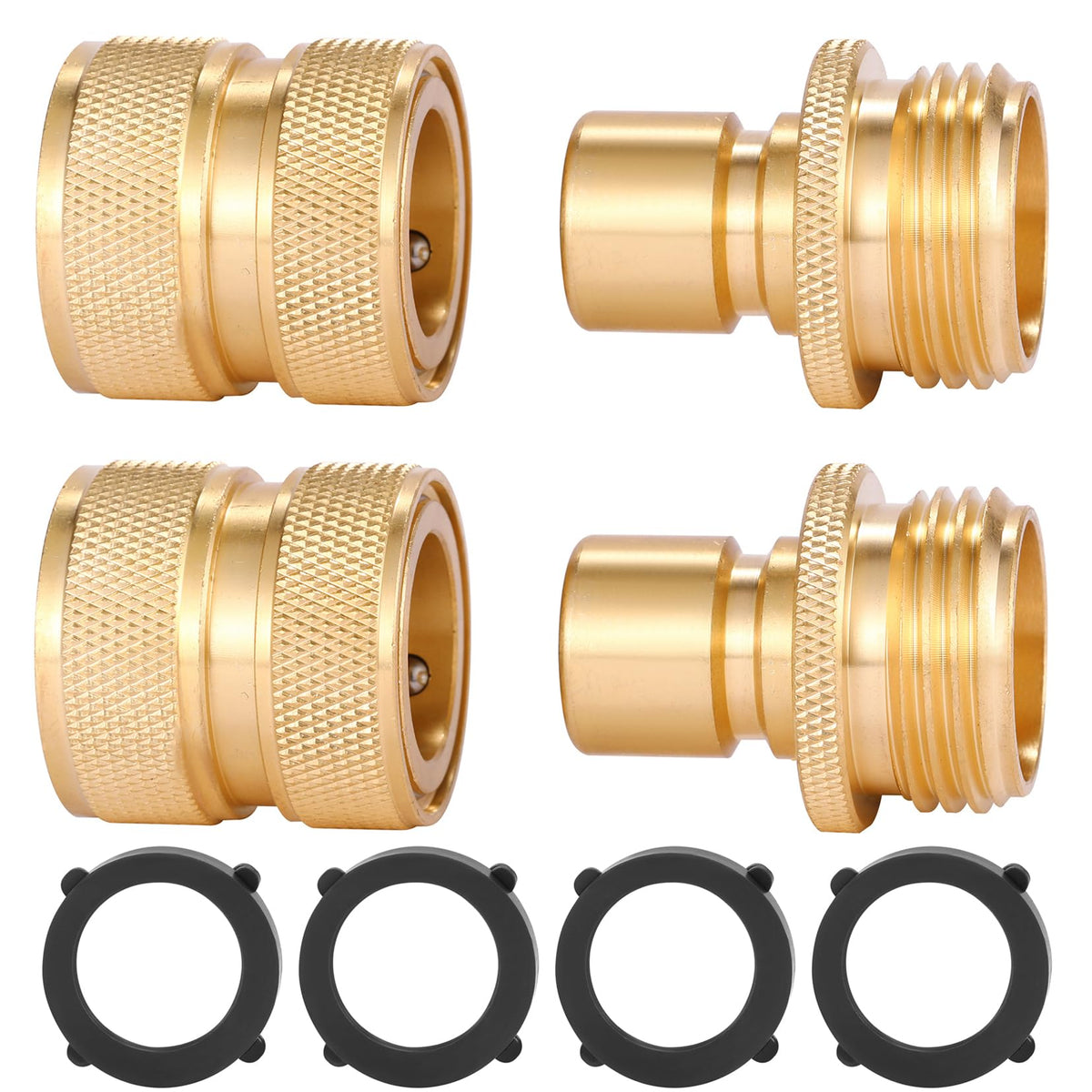Sanpaint brass garden hose quick-connect female for fast, leak-free connections.