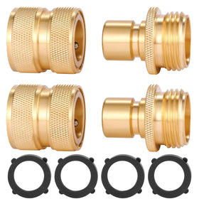 Sanpaint brass garden hose quick-connect female for fast, leak-free connections.