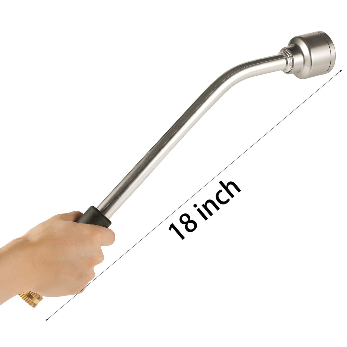 Sanpaint durable aluminum wand with stainless disc for long-lasting garden use.