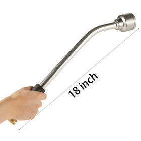 Sanpaint durable aluminum wand with stainless disc for long-lasting garden use.
