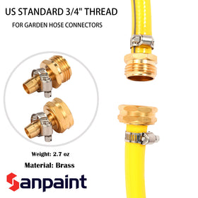 Sanpaint connector in garden setting ready for quick repairs.