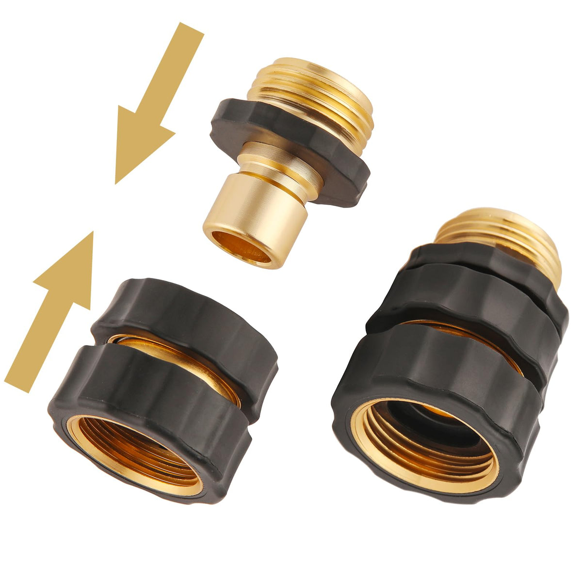 Sanpaint rubber grip on-off design enables easy, comfortable quick changes during watering.