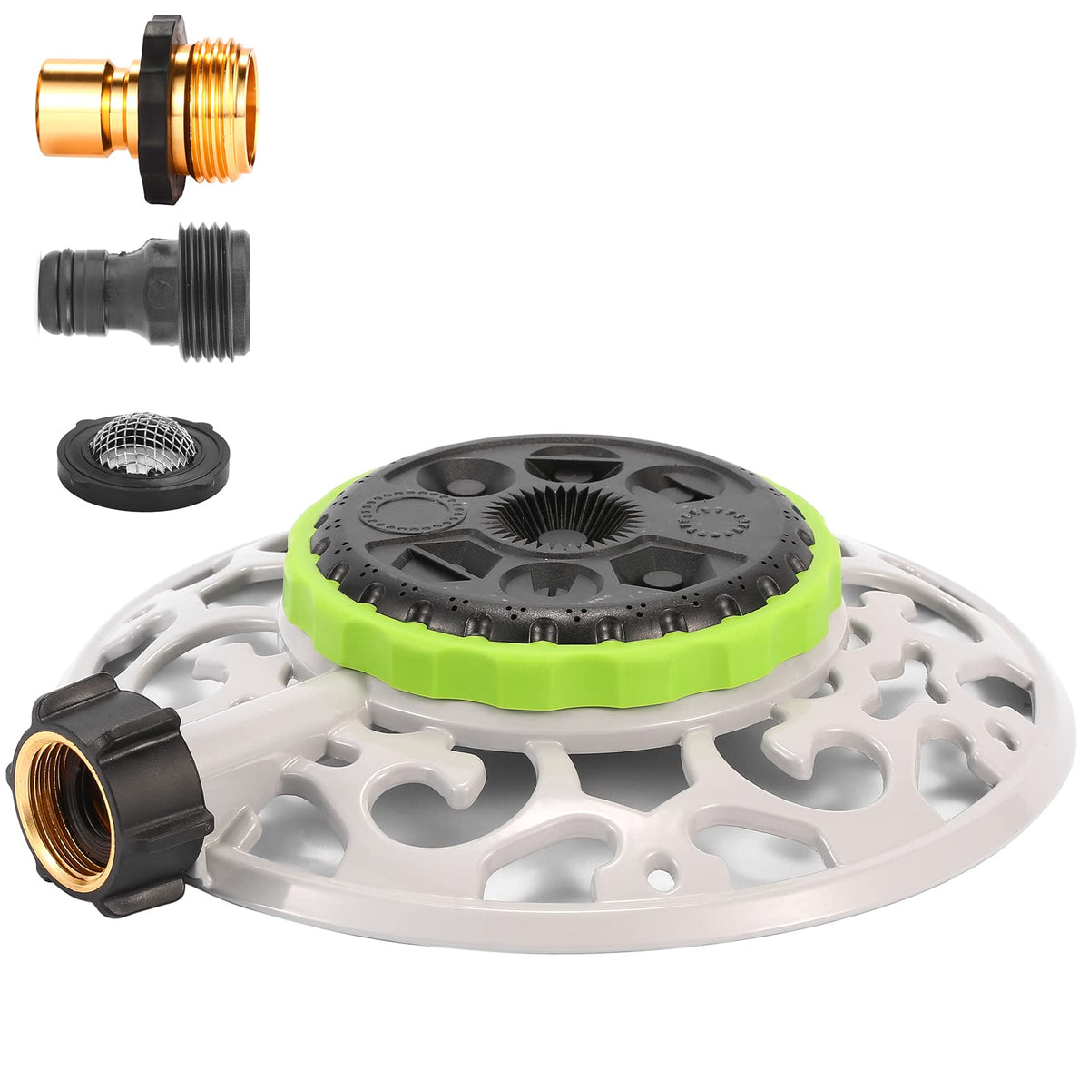 Sanpaint turret sprinkler with eight patterns for flexible lawn irrigation
