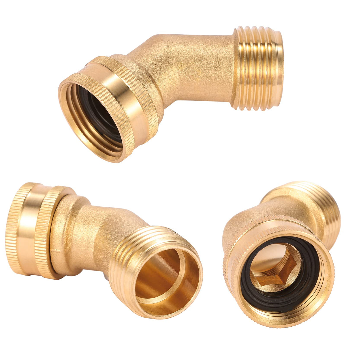 Sanpaint two-pack includes extra washers for leak resistant fittings and easy maintenance.