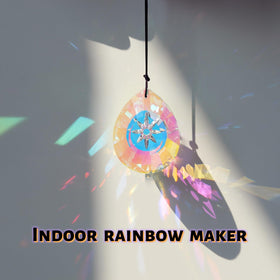 SANPLMG Garden rainbow prisms enhance outdoor ambiance with shimmering light.