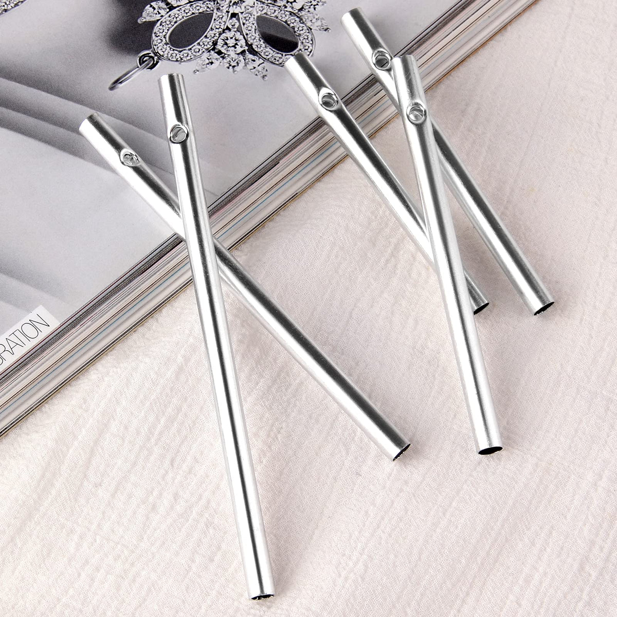Sansheng DIY wind chime tube kit in silver for creative decor