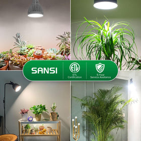 SANSI 32W grow light bulb reinforced insulation for plant safety