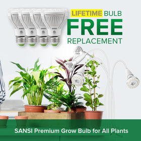 SANSI ceramic technology LED chip delivers efficient heat management for sustained performance.