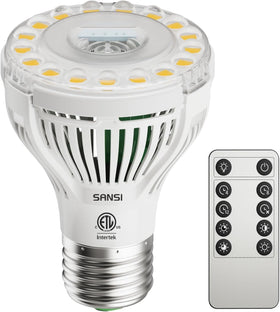 SANSI dimmable grow light bulb with full spectrum for indoor plants