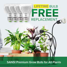 SANSI full-spectrum light covers 400–780nm for all growth stages.