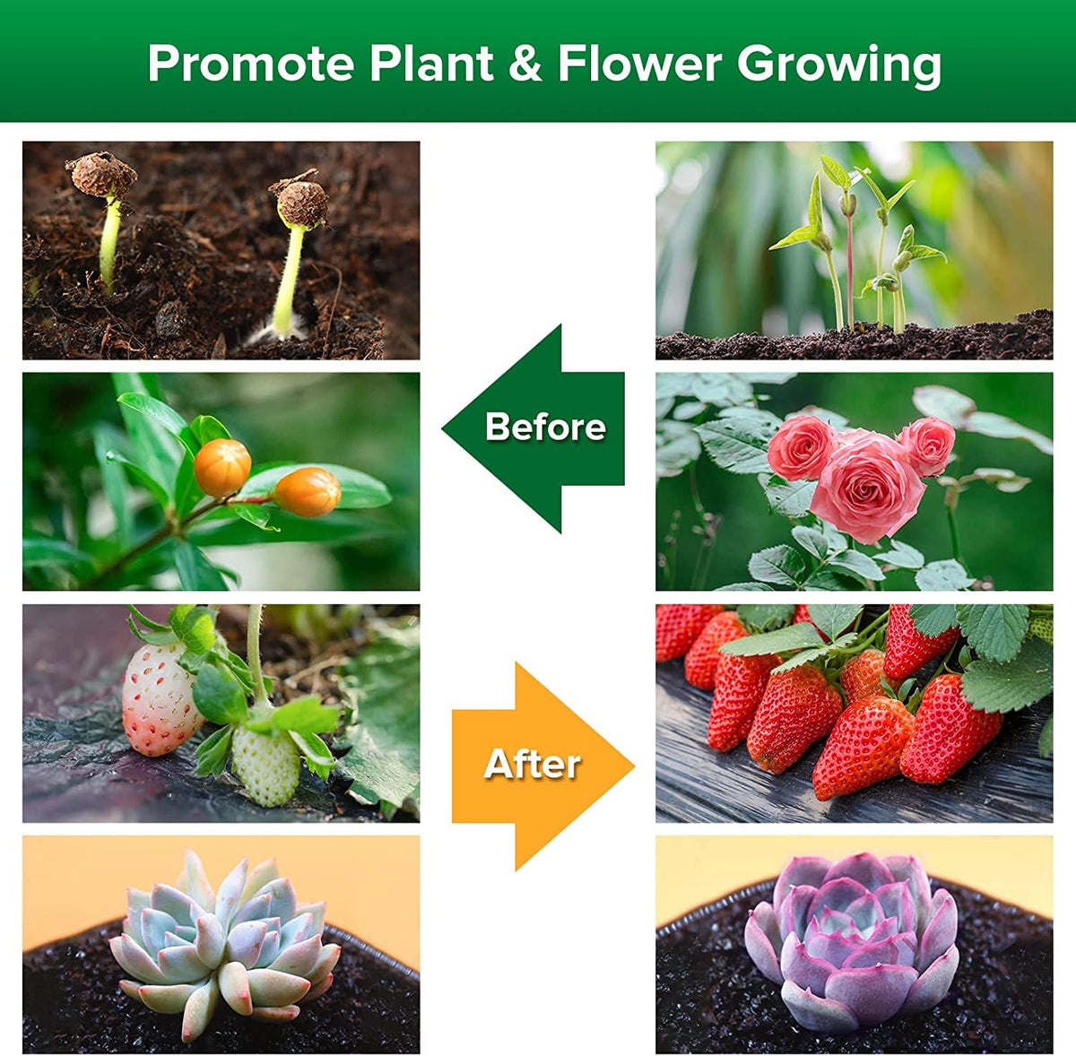 SANSI grow light with ETL and CE certifications
