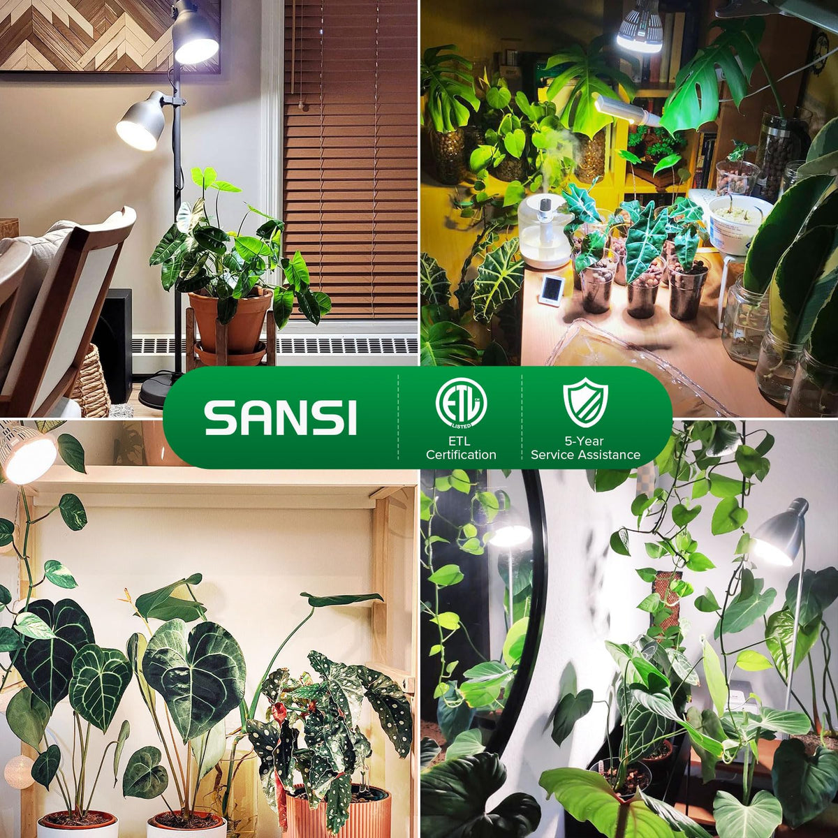 Low infrared emission reduces heat around plants, supporting closer placement.