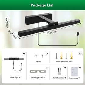 SANSI over shelving or tent setup for greenhouse growth