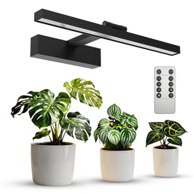 SANSI wall-mount grow light setup over a compact indoor area for plants