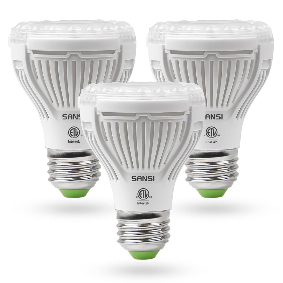 SANSI LED grow light bulb full spectrum illuminates seeds for healthier growth