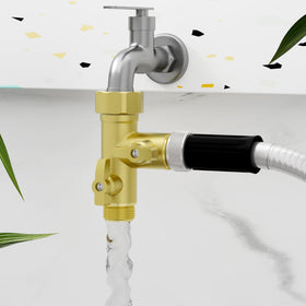 SANTONG two outlets support simultaneous watering tasks.