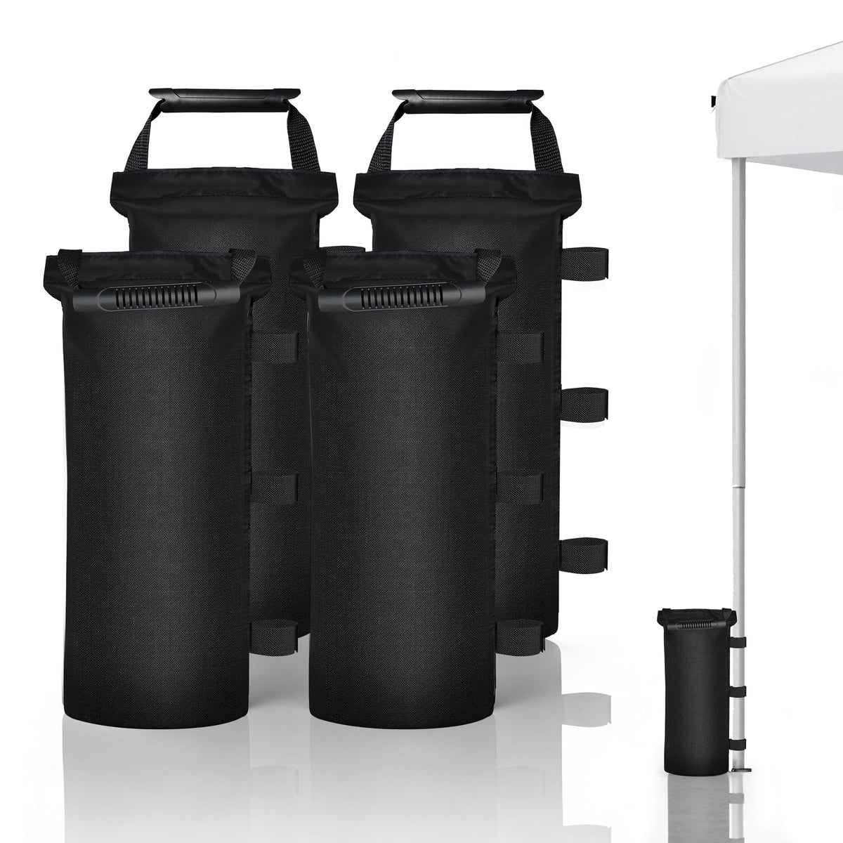 SANUMY canopy weights empty bag with wide mouth for quick filling