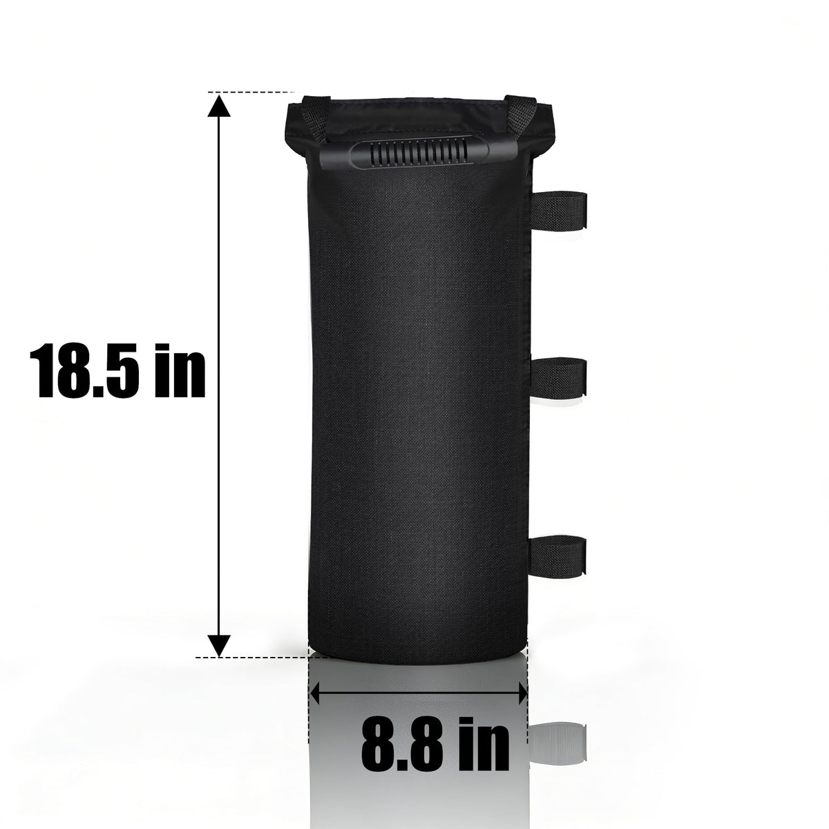 SANUMY filled canopy weights showing 28 lb capacity