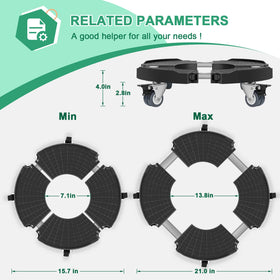 Sanyi caddy with 4 brakes prevents slipping