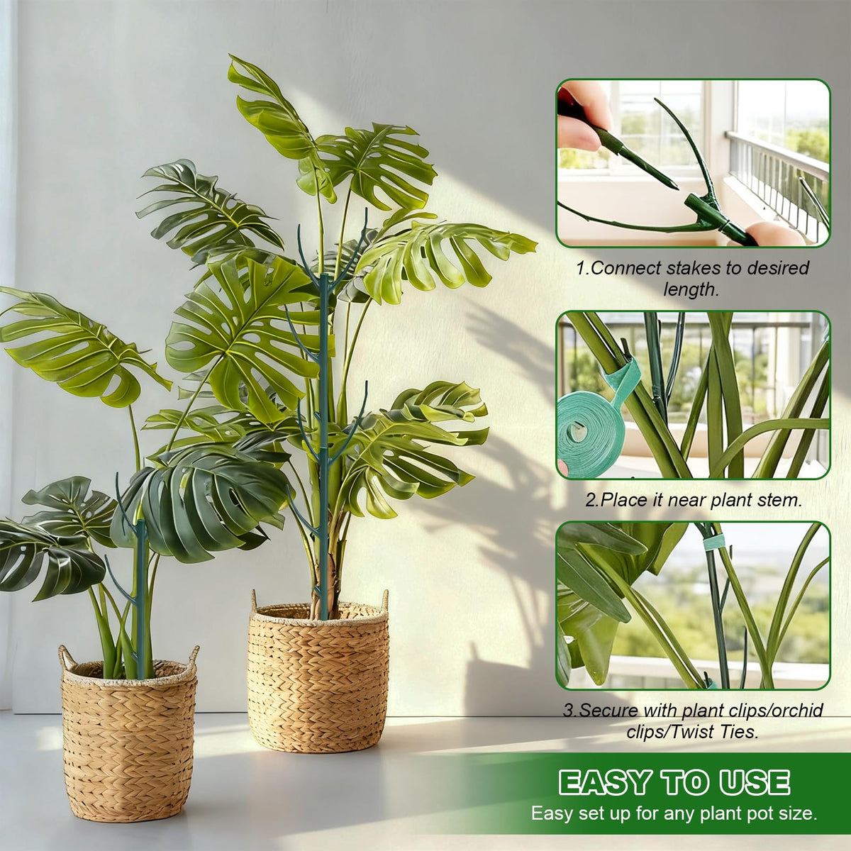 Sanzkjic plant clips help guide growth gently