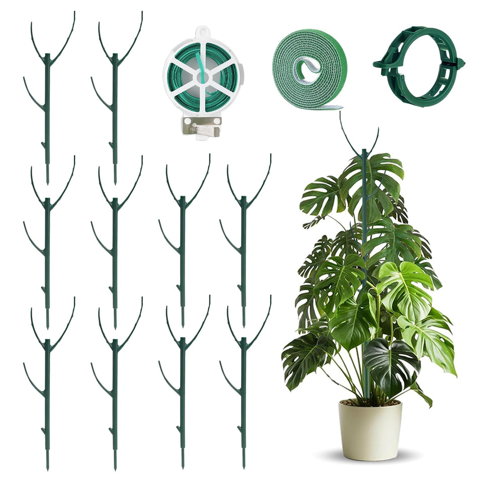 Sanzkjic stackable plant stake extendable supports monstera and climbers indoors