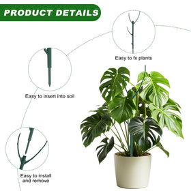 Sanzkjic stake clamps set secures stems without damage