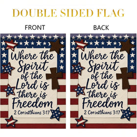 Saoplasa garden flag suitable for yard decor and seasonal occasions