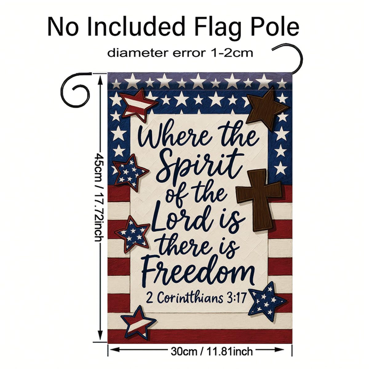 Saoplasa flag makes a thoughtful gift for faith and family spaces