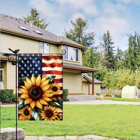 Saoplasa US welcome banner for porch or lawn display