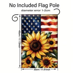 Saoplasa Veterans Day independence flag ideal patriotic outdoor decor