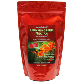Sapphire Labs Nectar Defender bottle shows long-lasting freshness for hummingbird nectar.