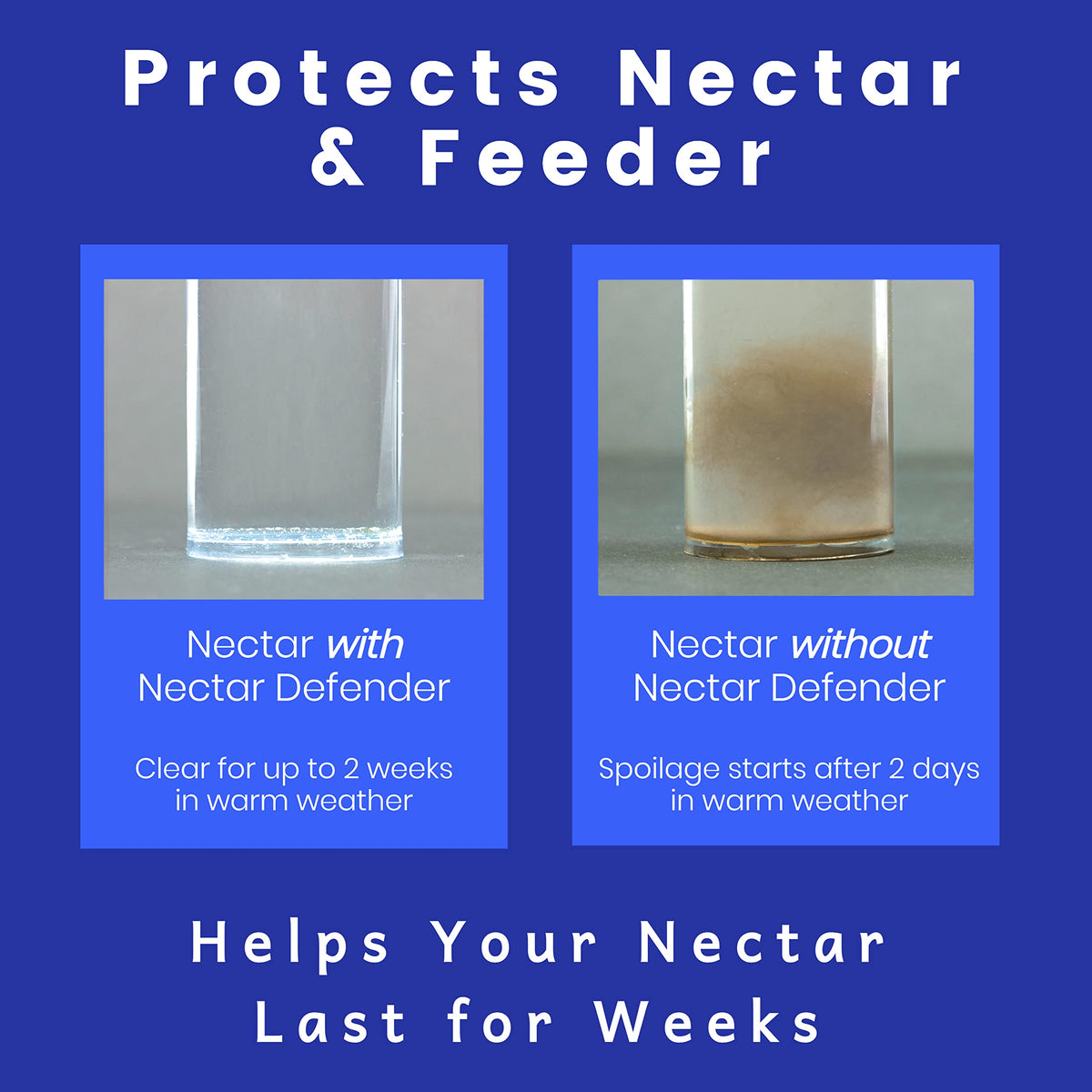 Nectar Defender label showing DIY nectar recipe