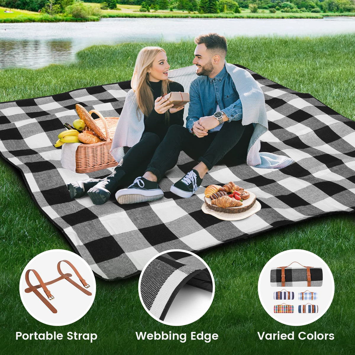 Sapsisel foldable blanket is lightweight for effortless carrying