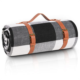 Sapsisel picnic blanket 80x80 roll-up design for easy transport on family outings