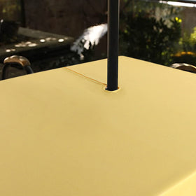 SARAFLORA spring-summer dining yellow tablecloth ready for gatherings