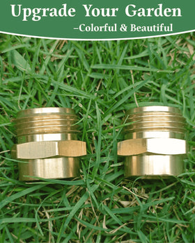 Saranice garden hose connection setup shows versatile water piping compatibility
