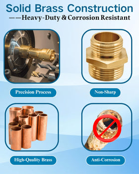 SARANICE garden hose fittings ensure reliable connections.