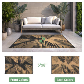 Sarben rug showcases double-sided pattern for extended style options outdoors