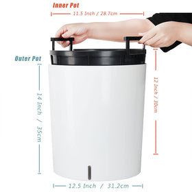 Sarosora indoor friendly planter for living rooms and offices