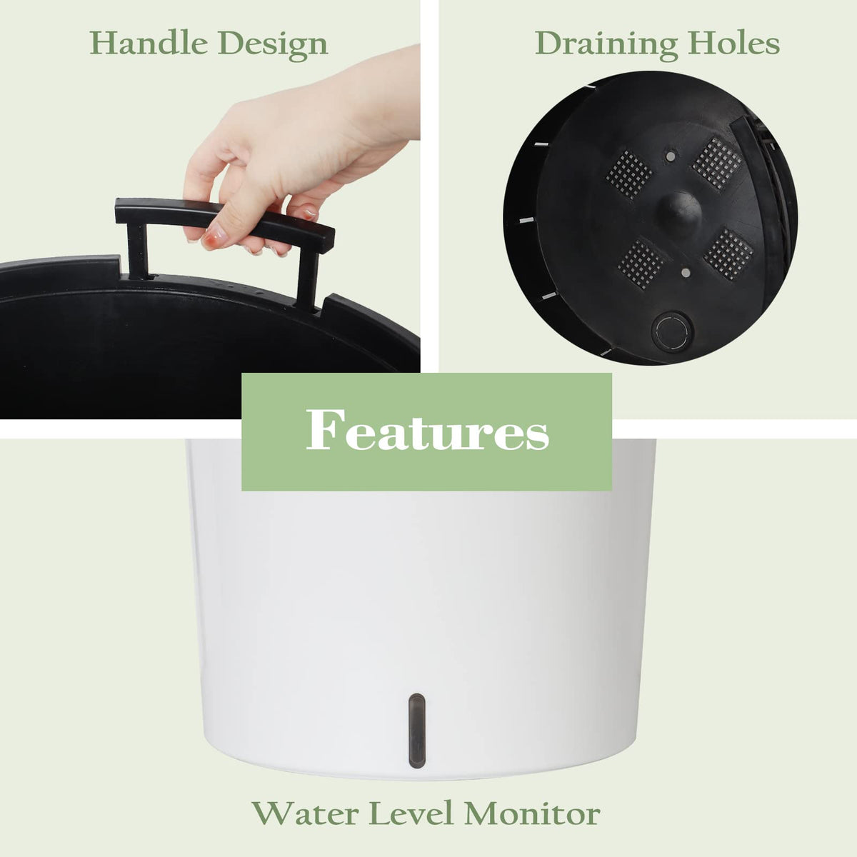 Sarosora water reservoir observation window for easy monitoring