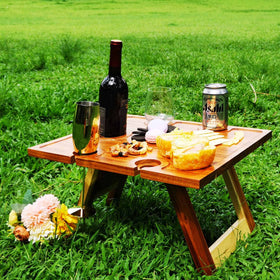SASIDO wine bottle secure hole design doubles as a handle.