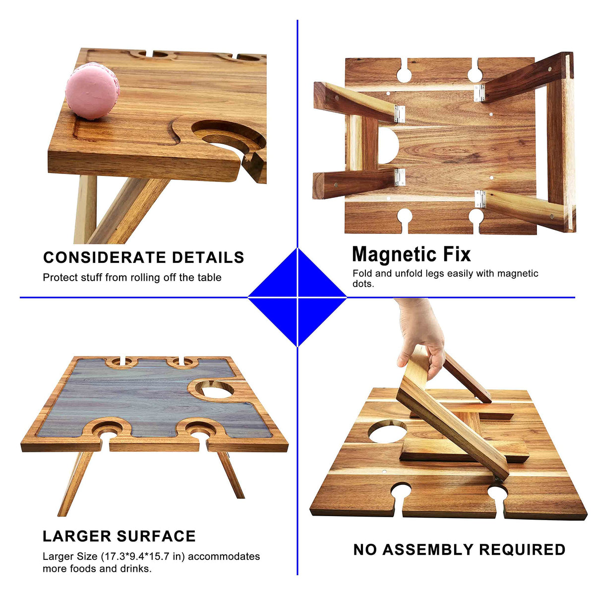 SASIDO versatile use for indoor breakfasts or outdoor gatherings.