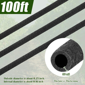 Sasylvia soaker hose holes close-up for efficient root watering