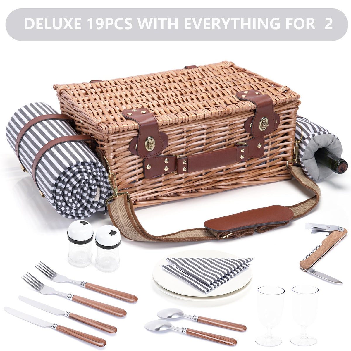SatisInside PU handle for easy carrying to your outdoor spot.