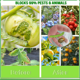 SATOCVAY eco-safe, food-grade netting safe for edibles