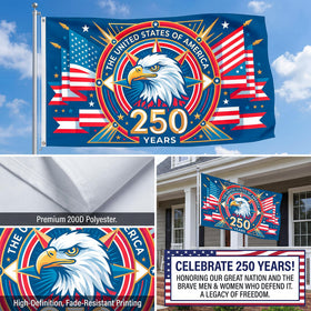 Satumho 3x5 flag with easy-mount design for porch and yard displays.