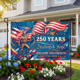 Satumho yard display flag suitable for outdoor celebrations.