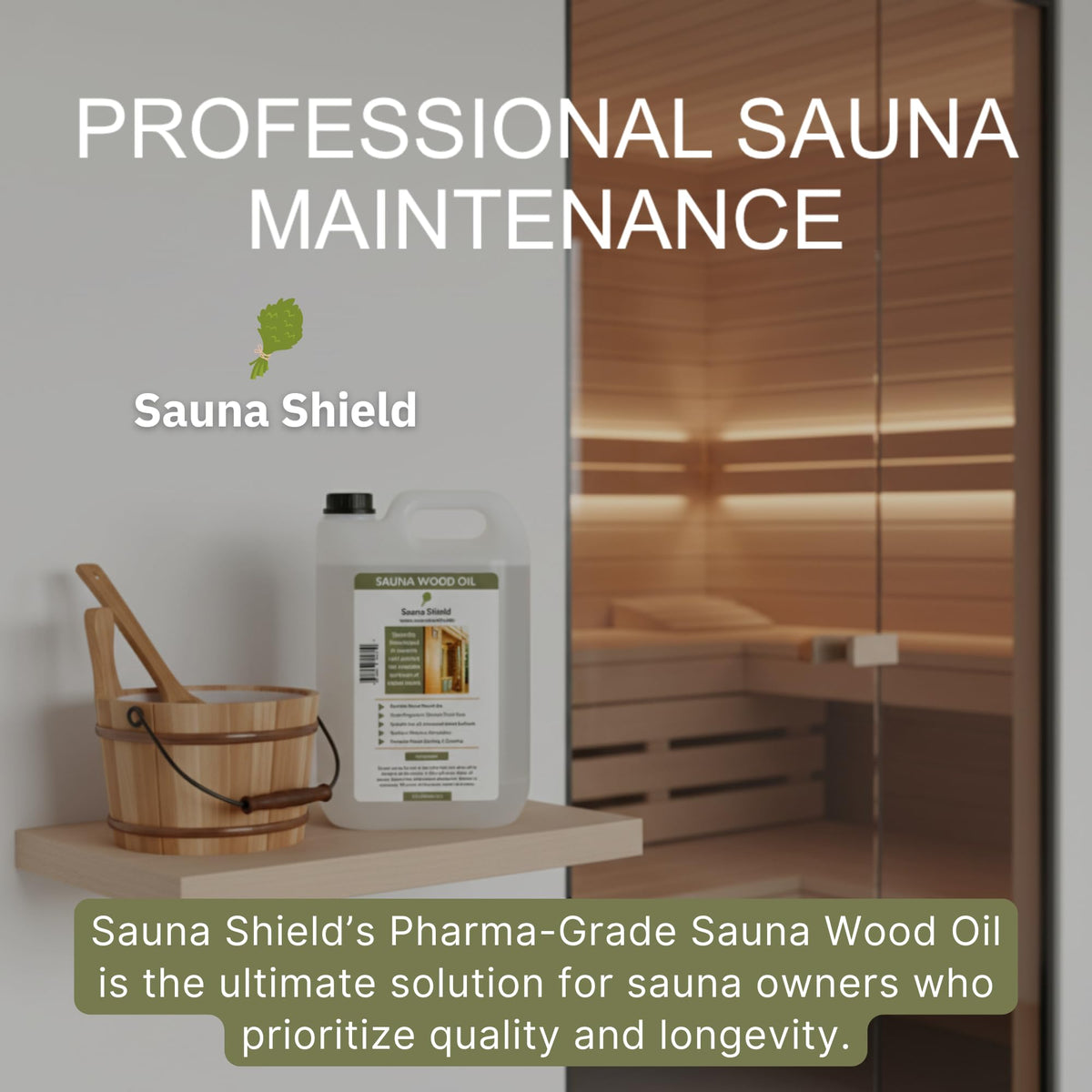 Sauna Shield 600+ sq ft coverage for larger saunas