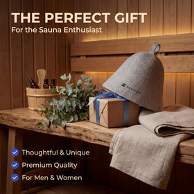 Odor-resistant wool of SAUNOM preserves freshness after use.